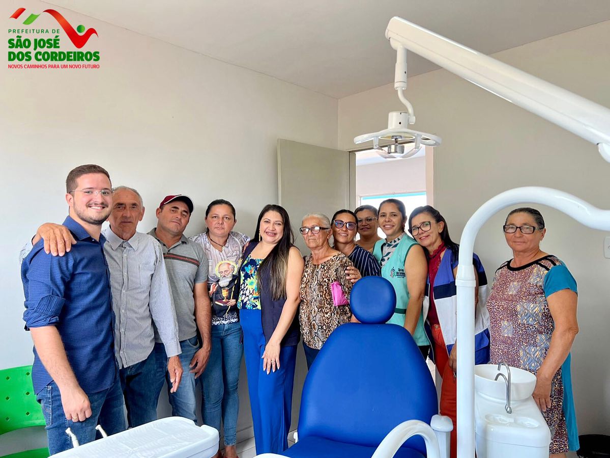 São José dos Cordeiros: Secretaria de Saúde inaugura sala de odontologia