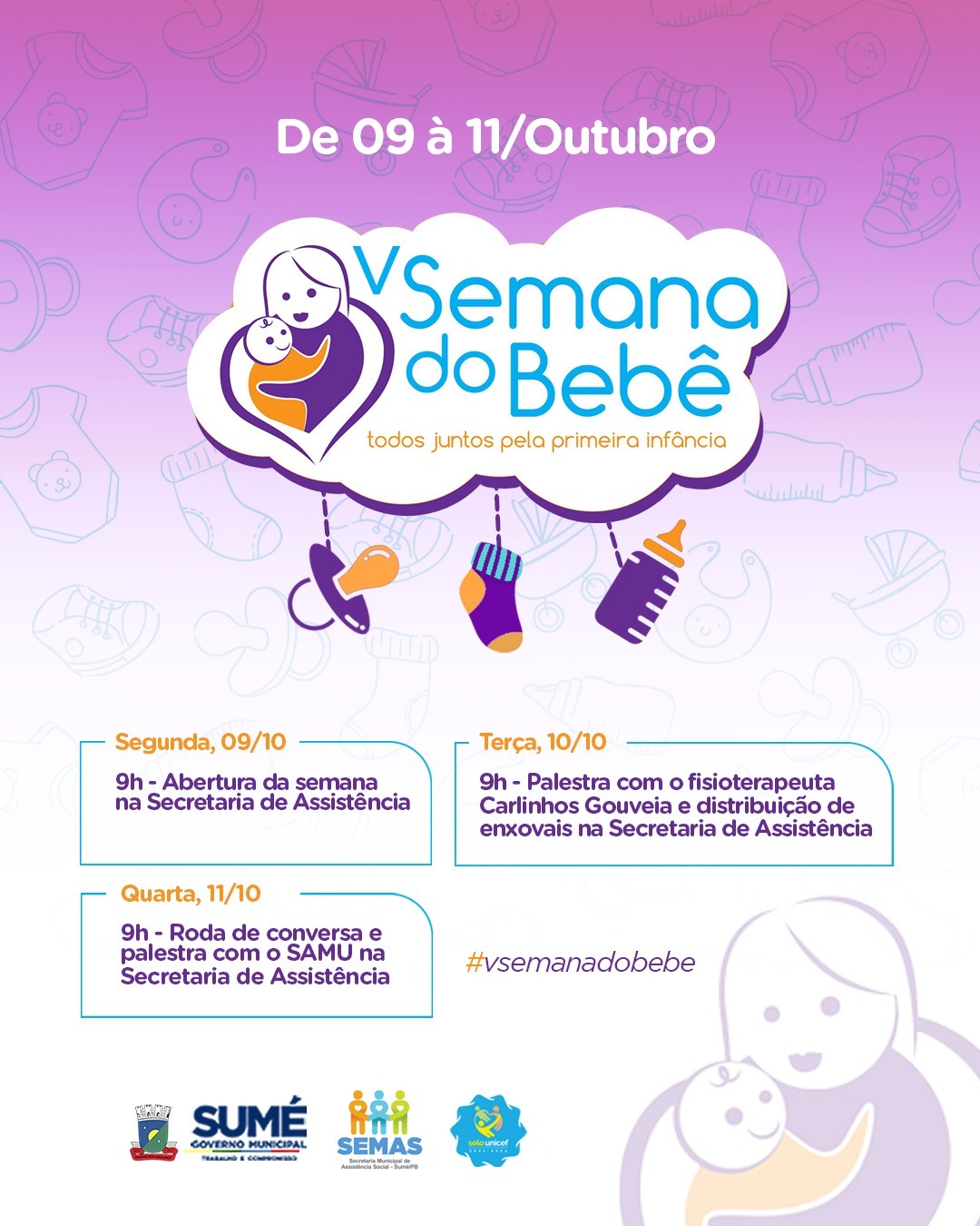 Sumé realizará a V edição da Semana do Bebê