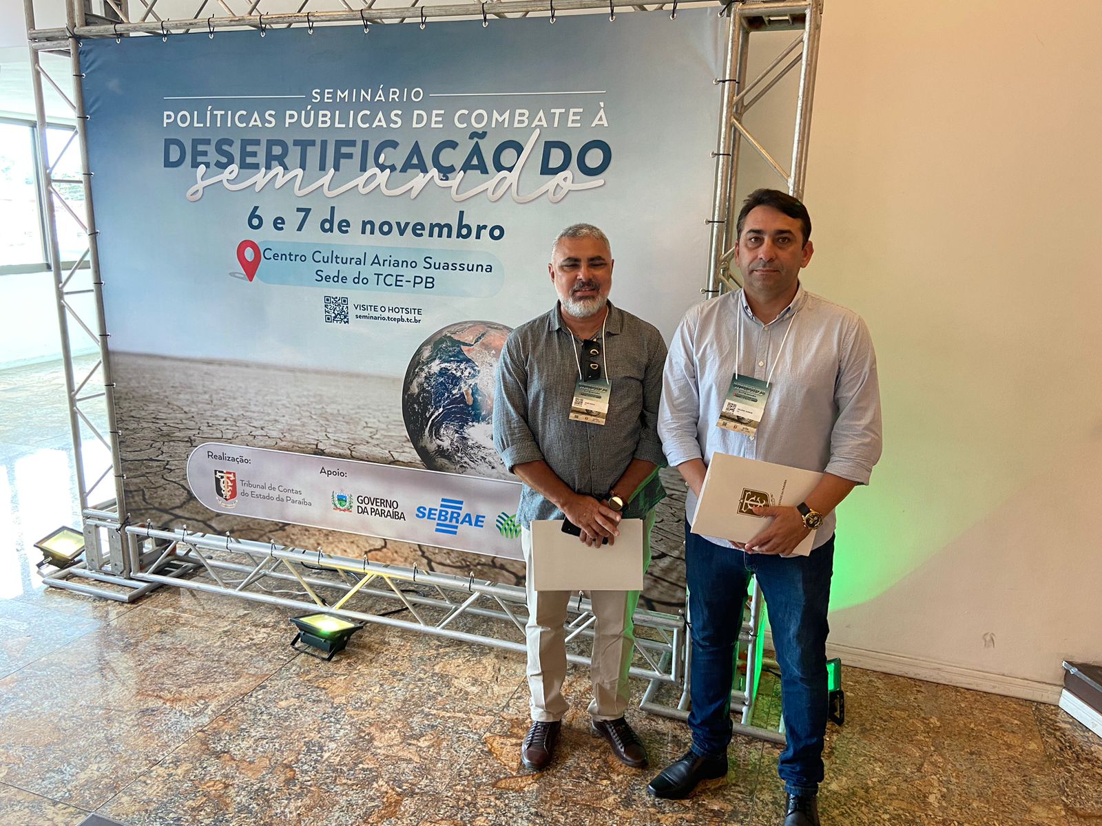 Município de Sumé participa de seminário sobre Desertificação promovido pelo TCE/PB