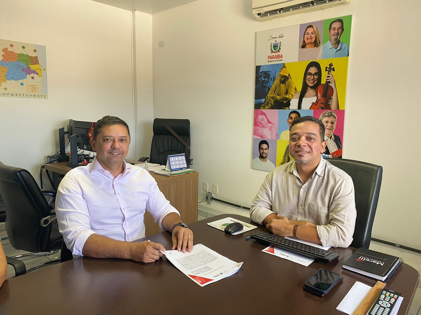 Éden Duarte renova Termo de Cooperação com o Programa Empreender PB