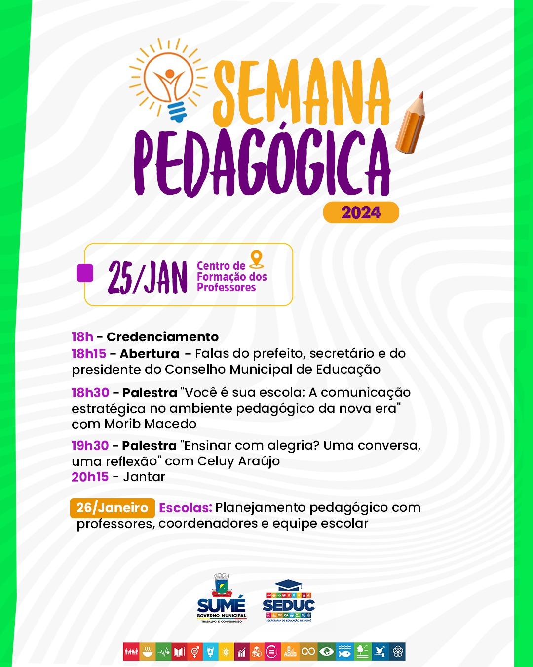 INFORME PUBLICITÁRIO: Prefeitura de Sumé realiza Semana Pedagógica 2024