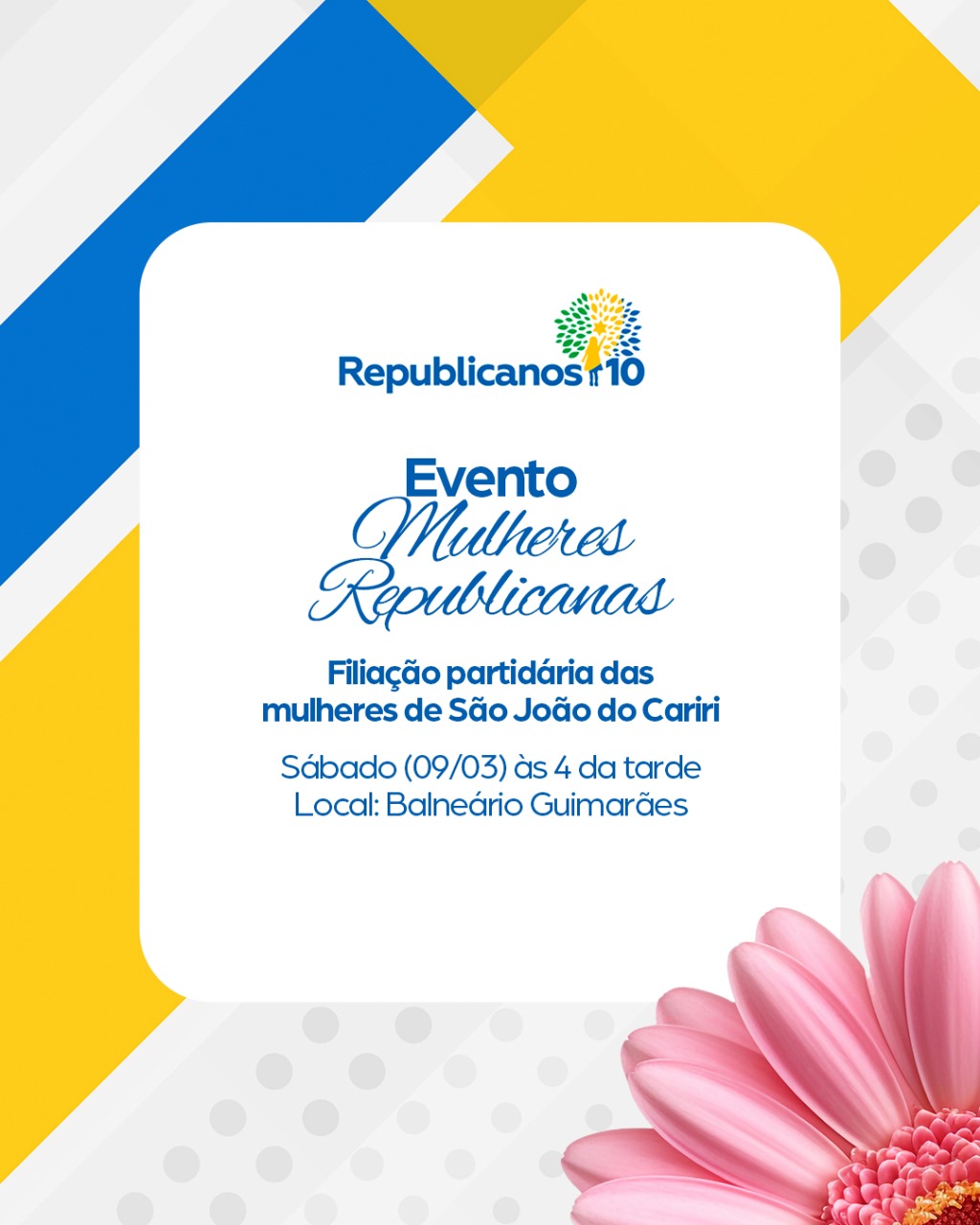 Partido Republicanos reúne mulheres para celebrar dia alusivo a elas em São João do Cariri