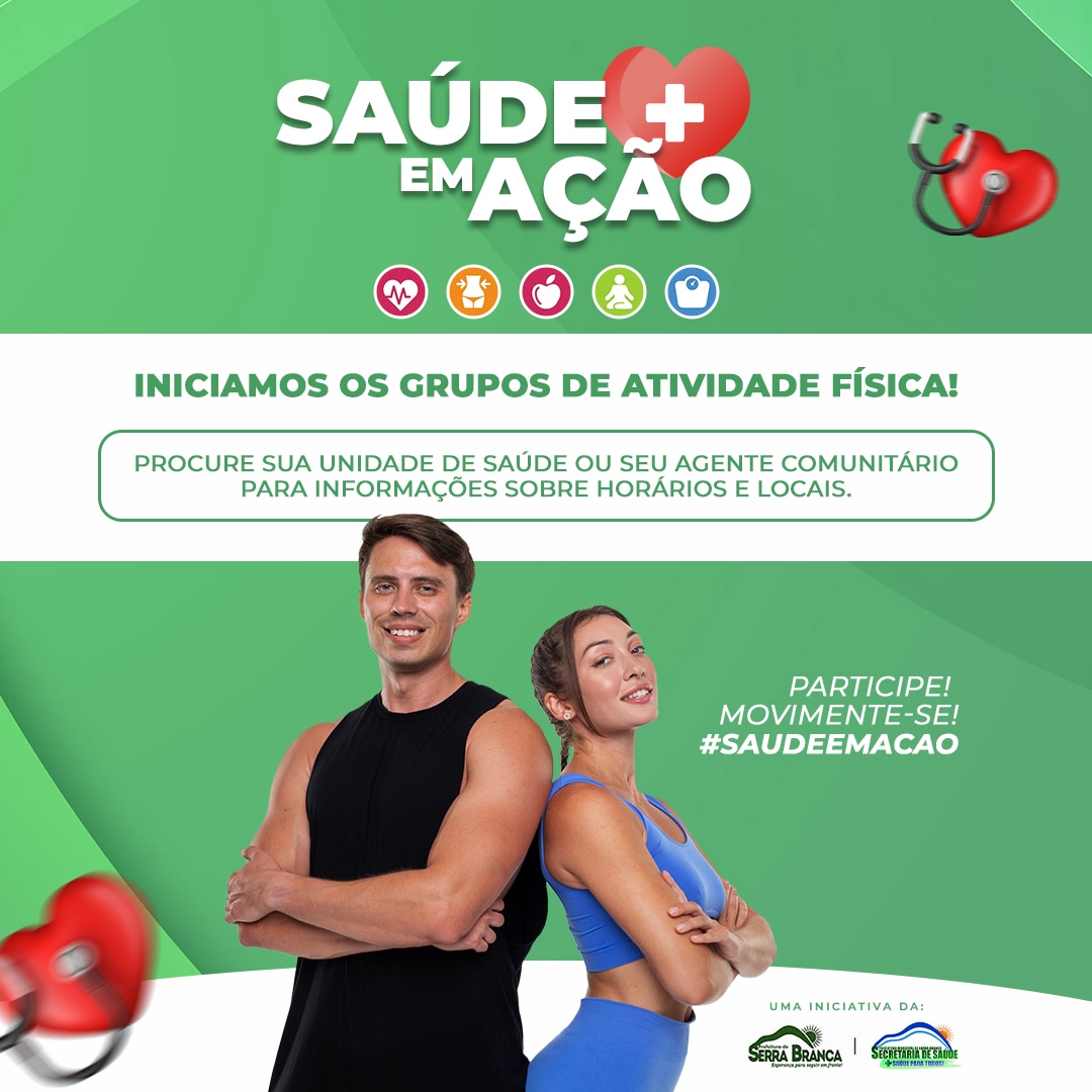 Secretaria de Saúde de Serra Branca retoma ações com grupos de atividade física