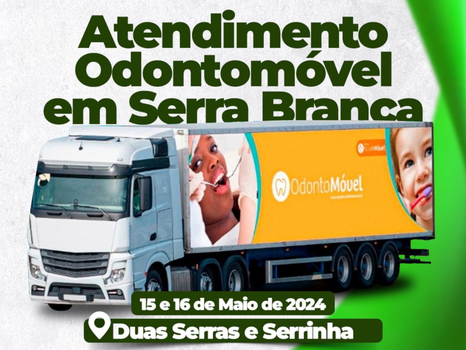 Secretaria de Saúde levará atendimentos odontológicos a zona rural e distritos de Serra Branca