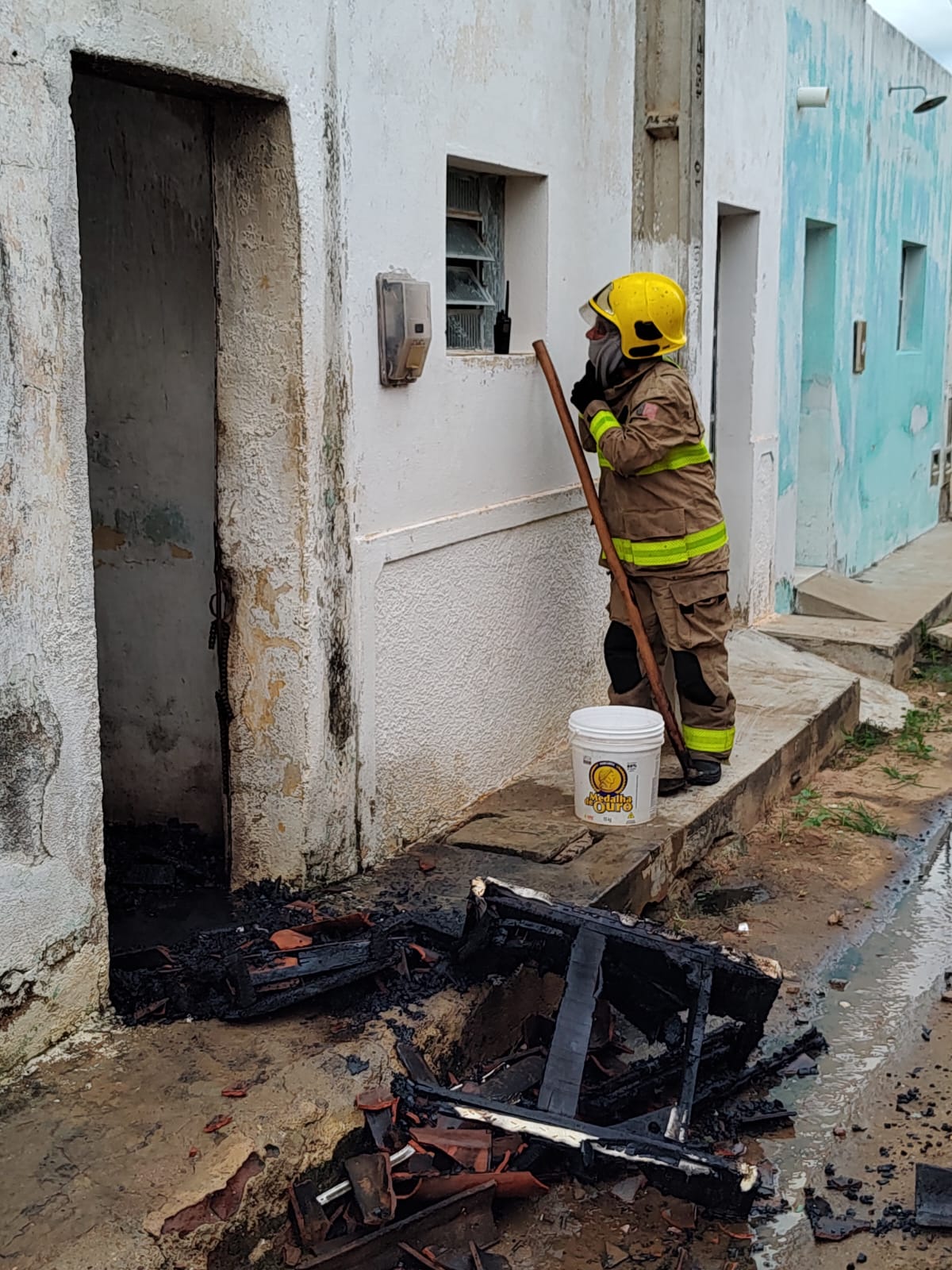 Bombeiros Militares do Cariri são acionados para atender ocorrência em Monteiro