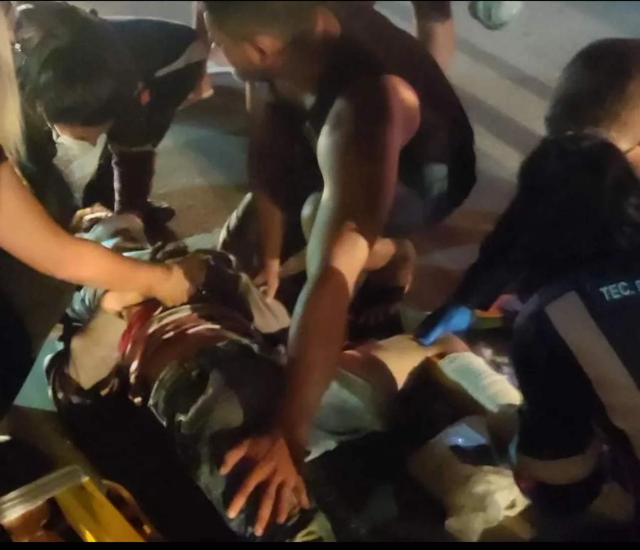 No Cariri: Homem empina e colide frontalmente com outra moto e ocasiona grave acidente