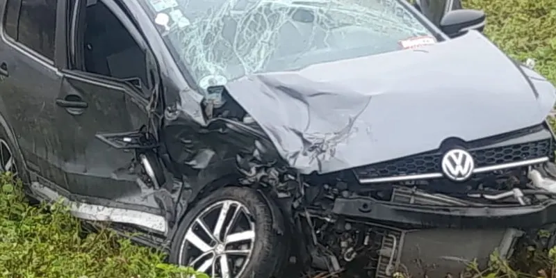 Vereador de Sumé sofre acidente automobilístico na BR-412