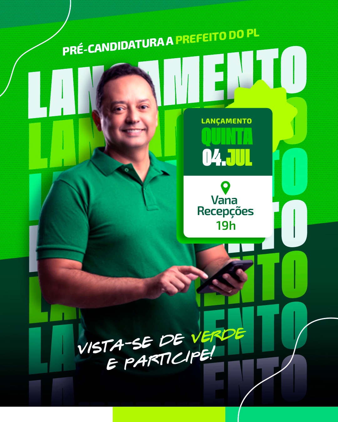 ELEIÇÕES EM SUMÉ: Prefeito Éden surpreende e anuncia pré-candidatura a prefeito do partido PL; nome será lançado nesta quinta