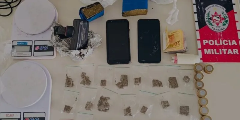 Polícia Militar captura foragido da justiça e apreende drogas no Cariri