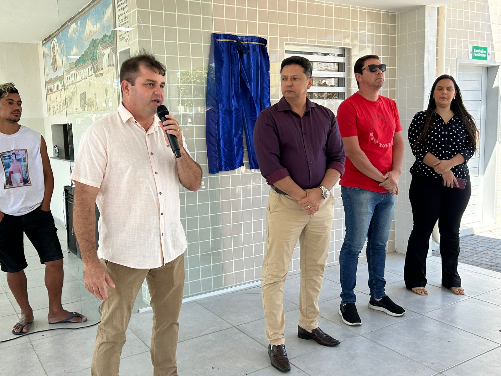 Presidente da Câmara de Sumé prestigia inauguração na praça Adolfo Mayer e parabeniza gestão do prefeito Éden