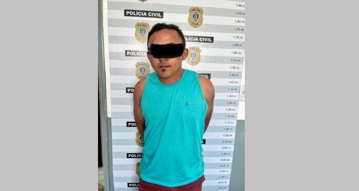 Homem foi preso em operação da Polícia Civil (Foto: divulgação/Polícia Civil)