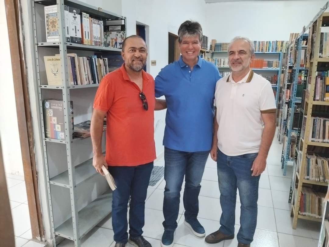 Deputado Federal Ruy Carneiro anuncia a destinação de R$ 100 mil para fortalecer a Biblioteca Ariano Suassuna em Taperoá