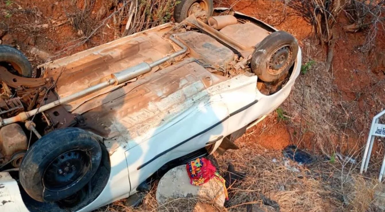 Grávida e mais duas pessoas ficam feridas em acidente na PB