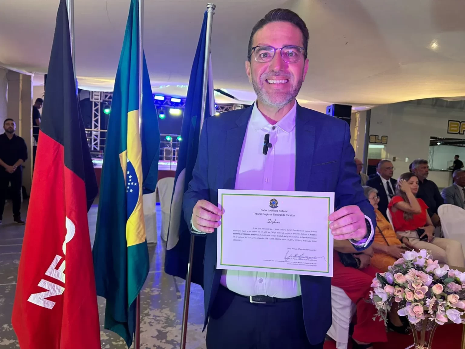 Diplomado prefeito de Serra Branca, Alexandre agradece à população e confirma show de Nattan na festa da posse