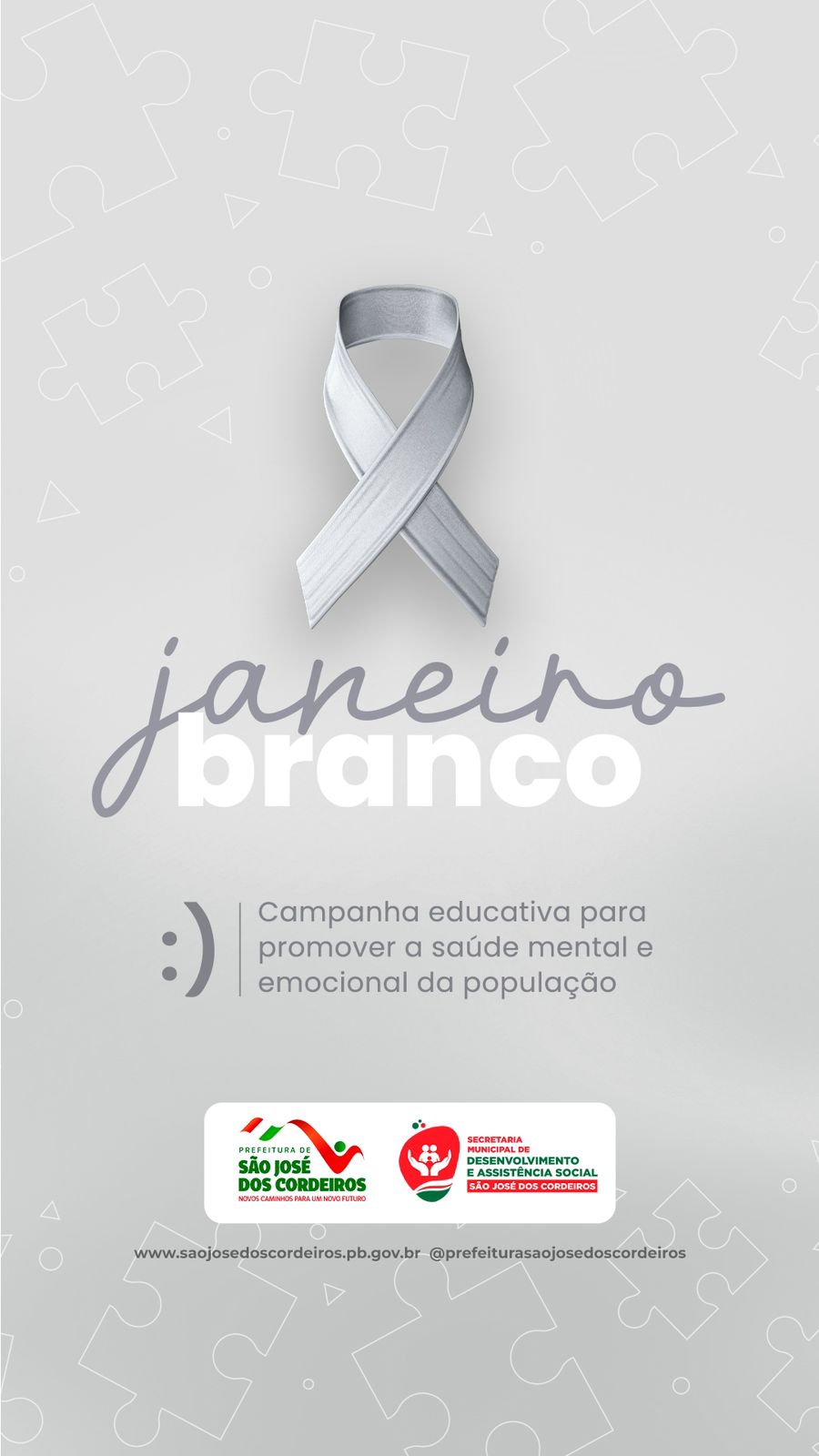 São José dos Cordeiros: Secretaria de Desenvolvimento e Assistência Social realiza palestras de conscientização sobre saúde mental, no Janeiro Branco