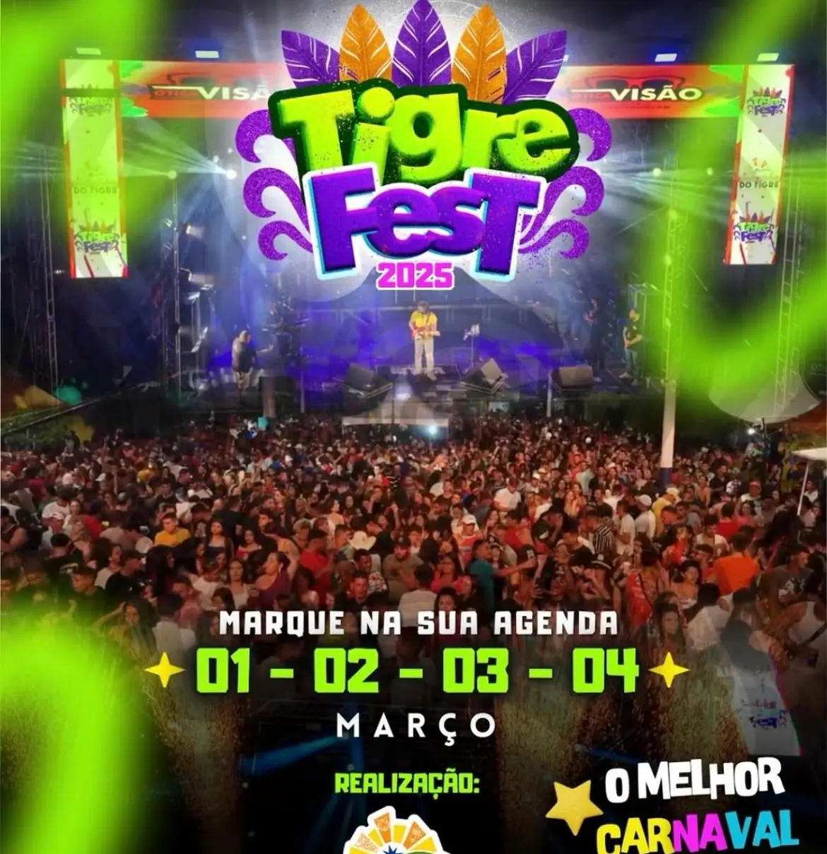 Carnaval 2025: Prefeito de São João do Tigre anuncia datas do Tigre Fest