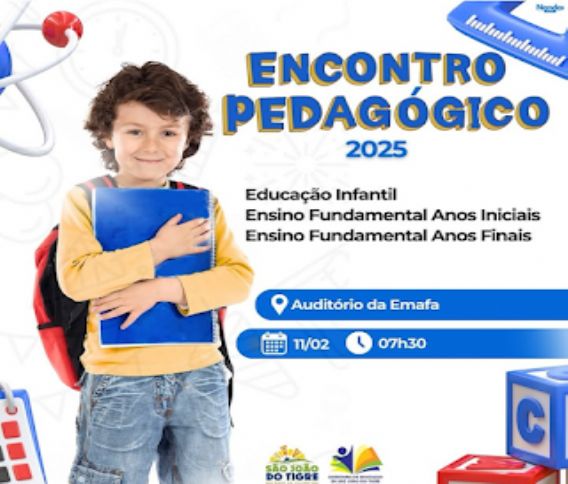 Sec. de educação de São João do Tigre realiza Encontro Pedagógico 2025 nesta terça-feira