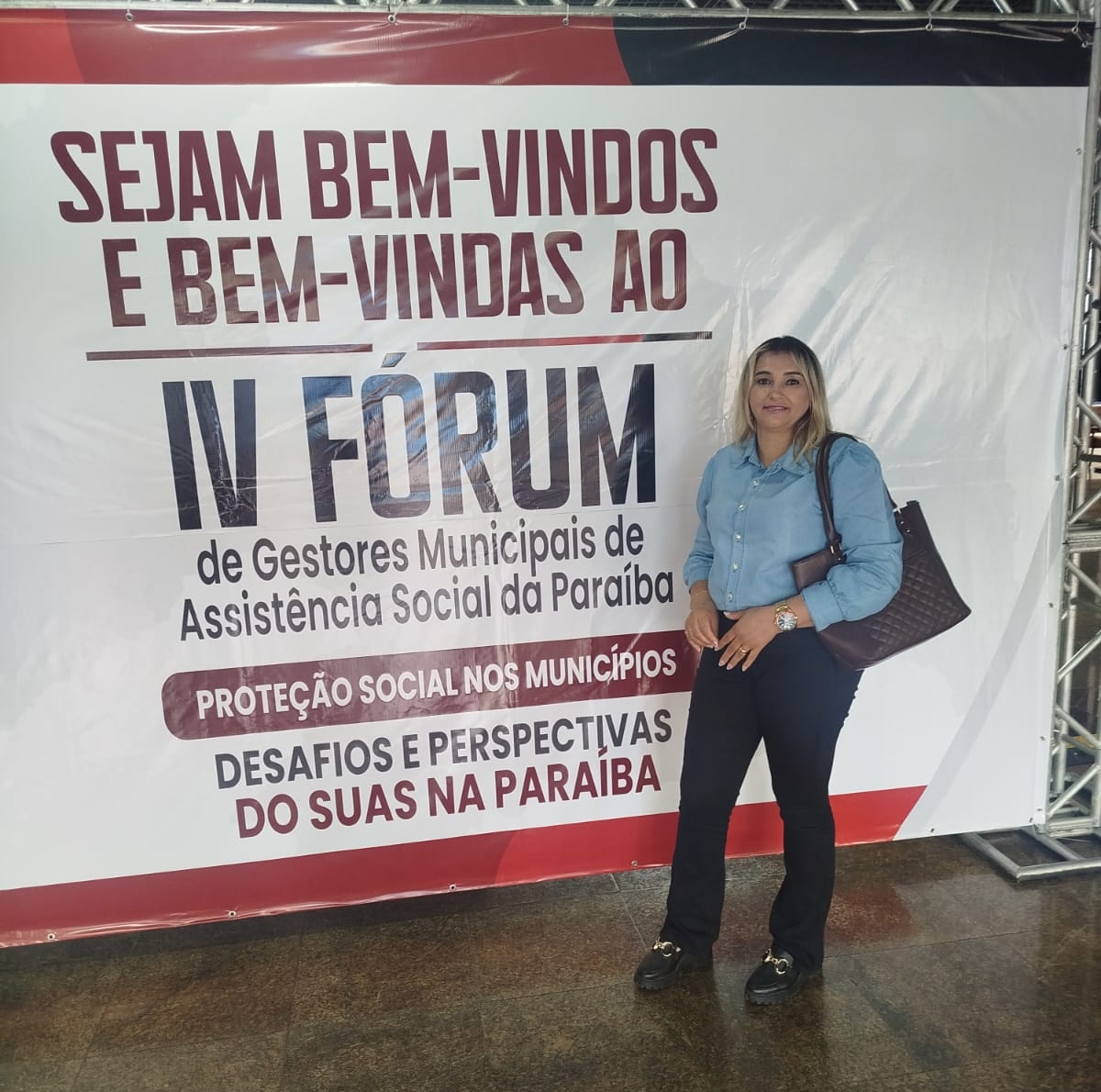 Secretária de Assistência Social de Amparo participa do IV Fórum de Gestores Municipais de Assistência Social da Paraíba