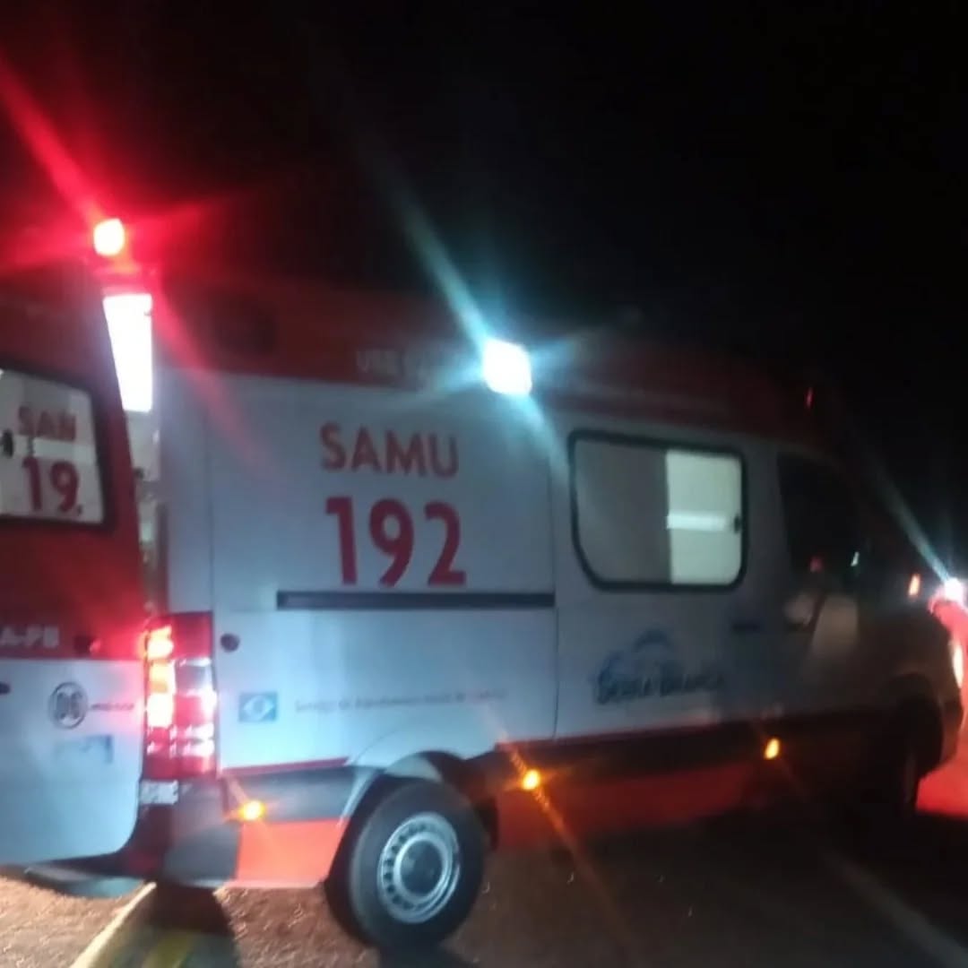 Acidente deixa três pessoas feridas em cidade do Cariri paraibano