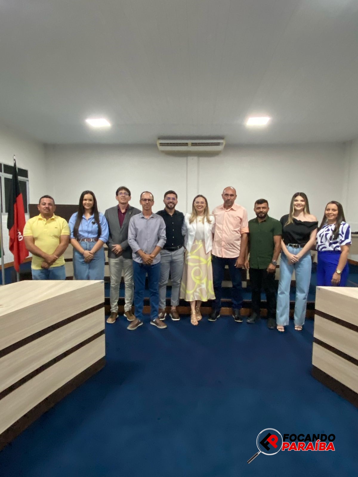 Na Câmara de Vereadores: vice-Prefeita Paloma Kelly toma posse como Prefeita de Coxixola