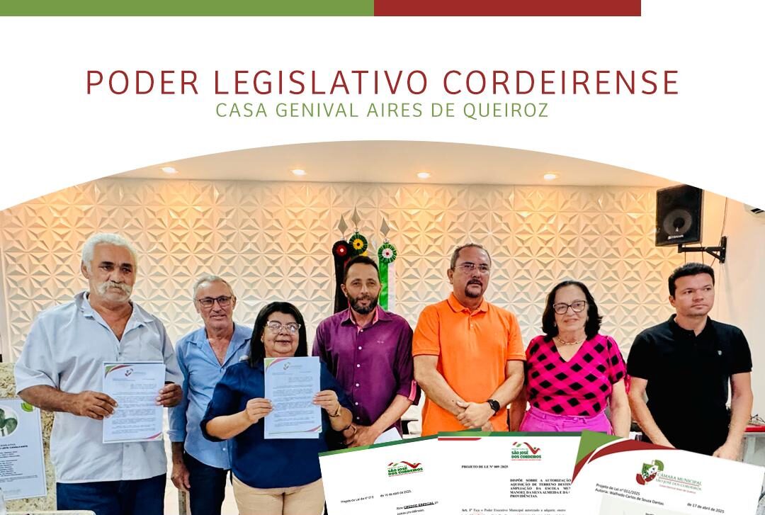 Câmara de São José dos Cordeiros realiza sessão extraordinária para discutir e aprovar três projetos de grande relevância para município