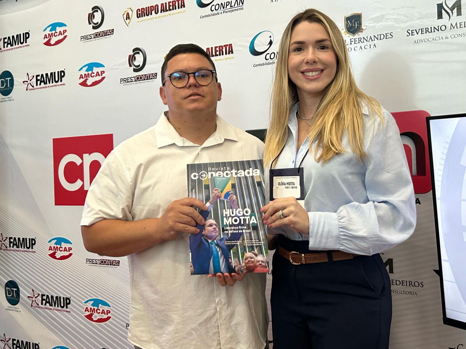 Revista “Conectada” lança sua 4ª edição destacando a liderança de Hugo Motta