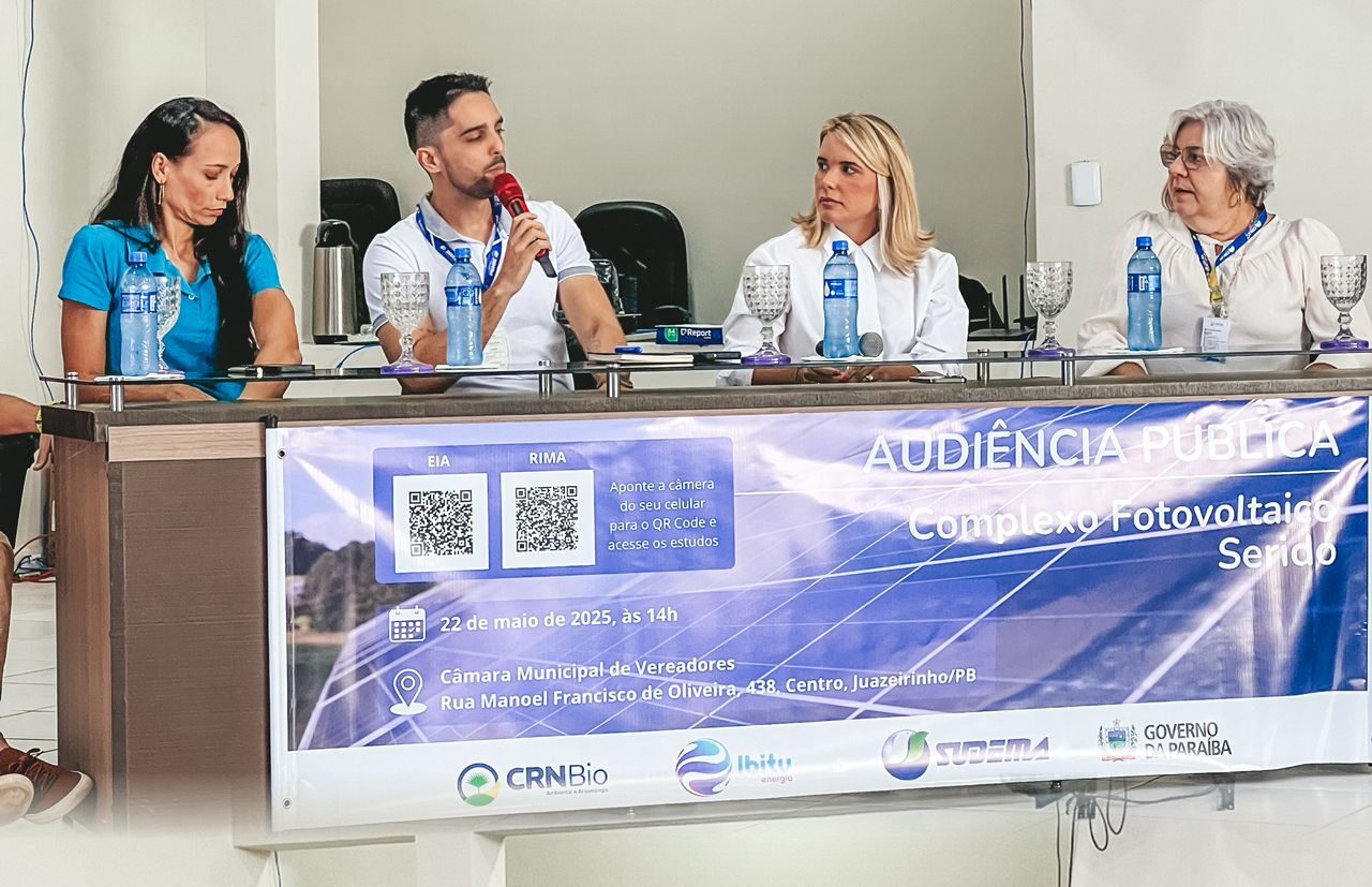 Juazeirinho debate impactos e benefícios do Complexo Fotovoltaico Seridó em audiência pública com participação da prefeita Ana Virgínia