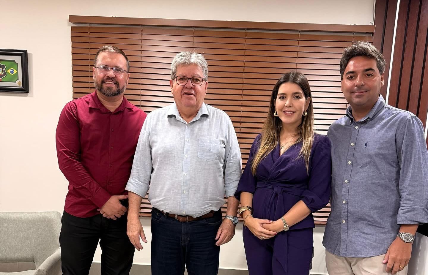 Bira Mariano se reúne com o Governador João Azevêdo e garante importantes conquistas para Camalaú