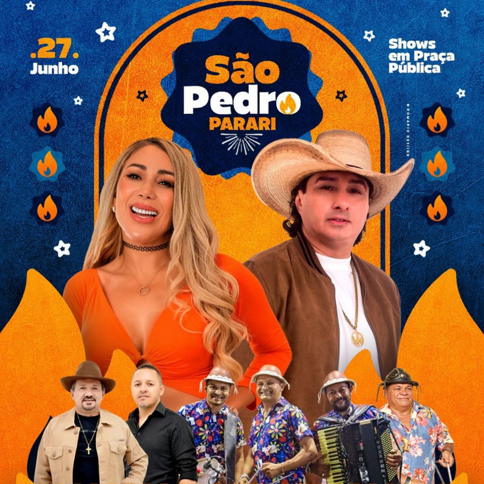 Prefeito Genival Queiroz anuncia atrações do São Pedro de Parari 2025 com grandes nomes do forró