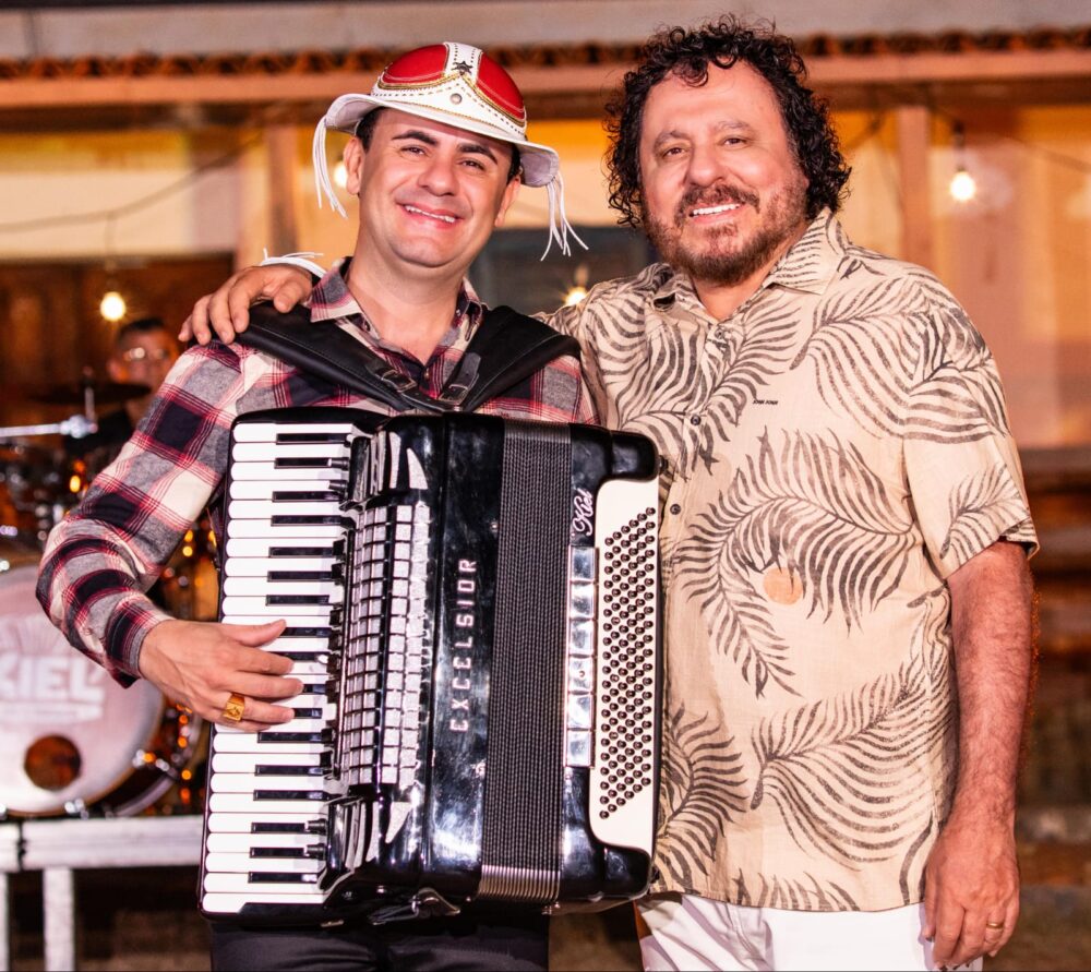 Artista caririzeiro grava clipe com ícone da música brasileira