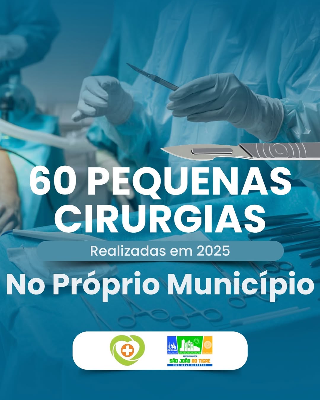 São João do Tigre realiza 60 pequenas cirurgias em apenas dois meses e alcança marca histórica na saúde municipal