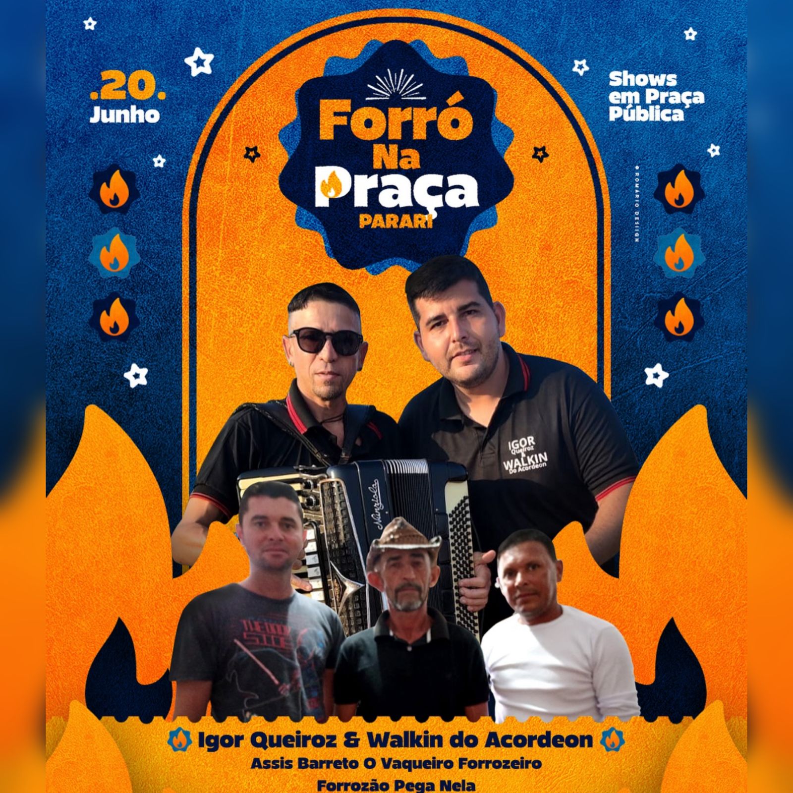 Parari se prepara para o “Forró na Praça” com muito arrasta-pé e animação no dia 20 de junho