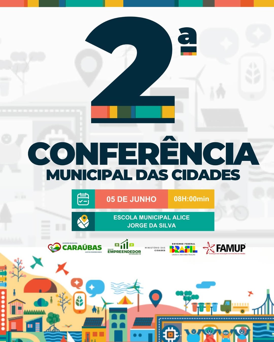 Caraúbas realiza 2ª Conferência Municipal das Cidades nesta quinta-feira (5)