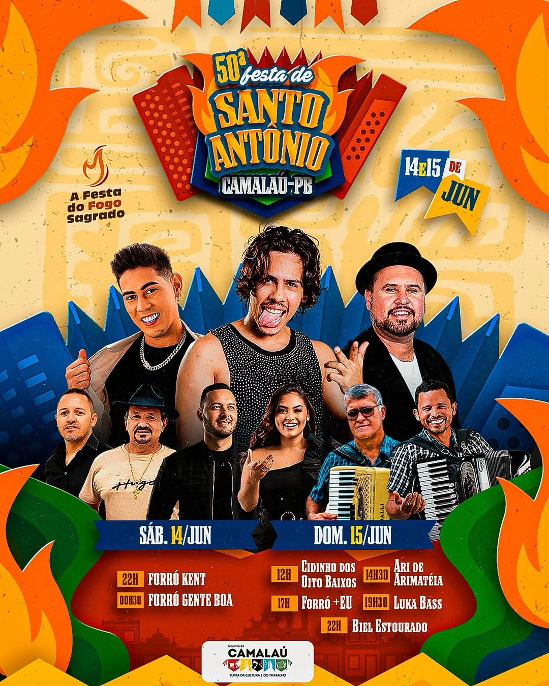 Camalaú celebra a tradição com a 50ª Festa de Santo Antônio: Prefeito Bira Mariano anuncia programação oficial