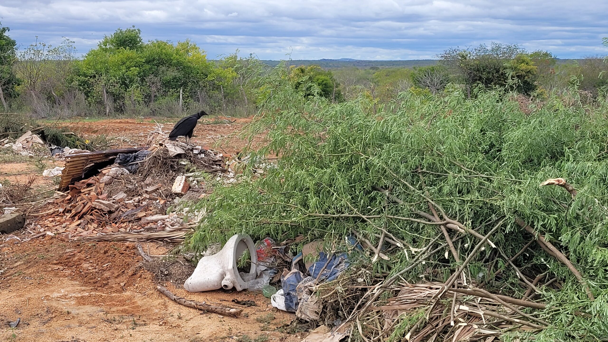 Vereador Talles de Macêdo denuncia crime ambiental em novo ponto de descarte irregular em Serra Branca