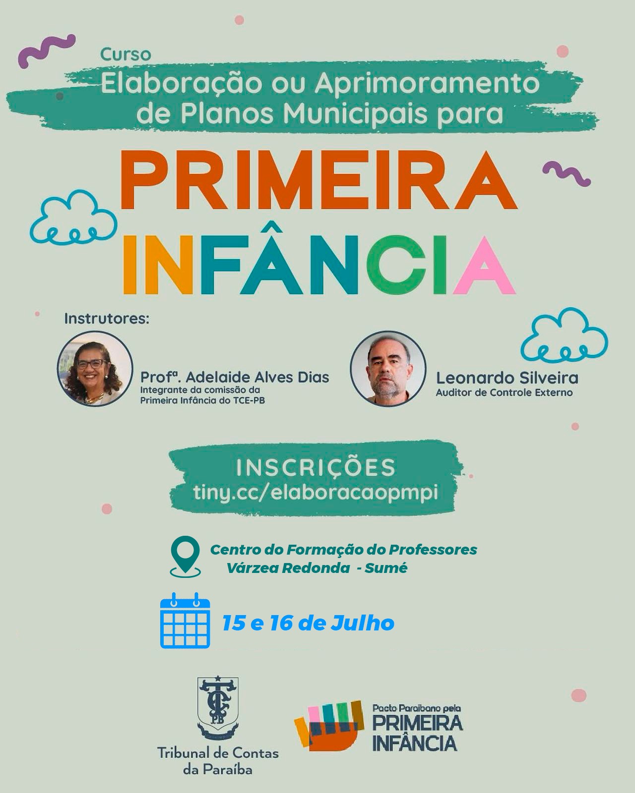 Capacitação do TCE-PB para planos da primeira infância começa por Sumé