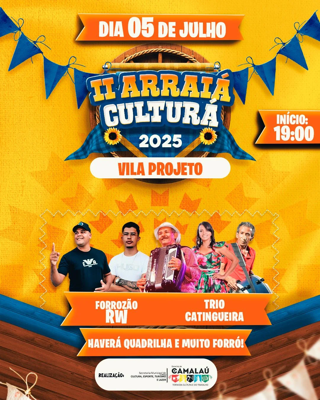 Camalaú promove II Arraiá Cultura neste sábado (05), com muito forró e animação no Sítio Projeto