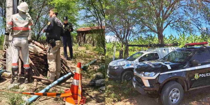 Oito pessoas são presas por furto de energia elétrica em município do Cariri