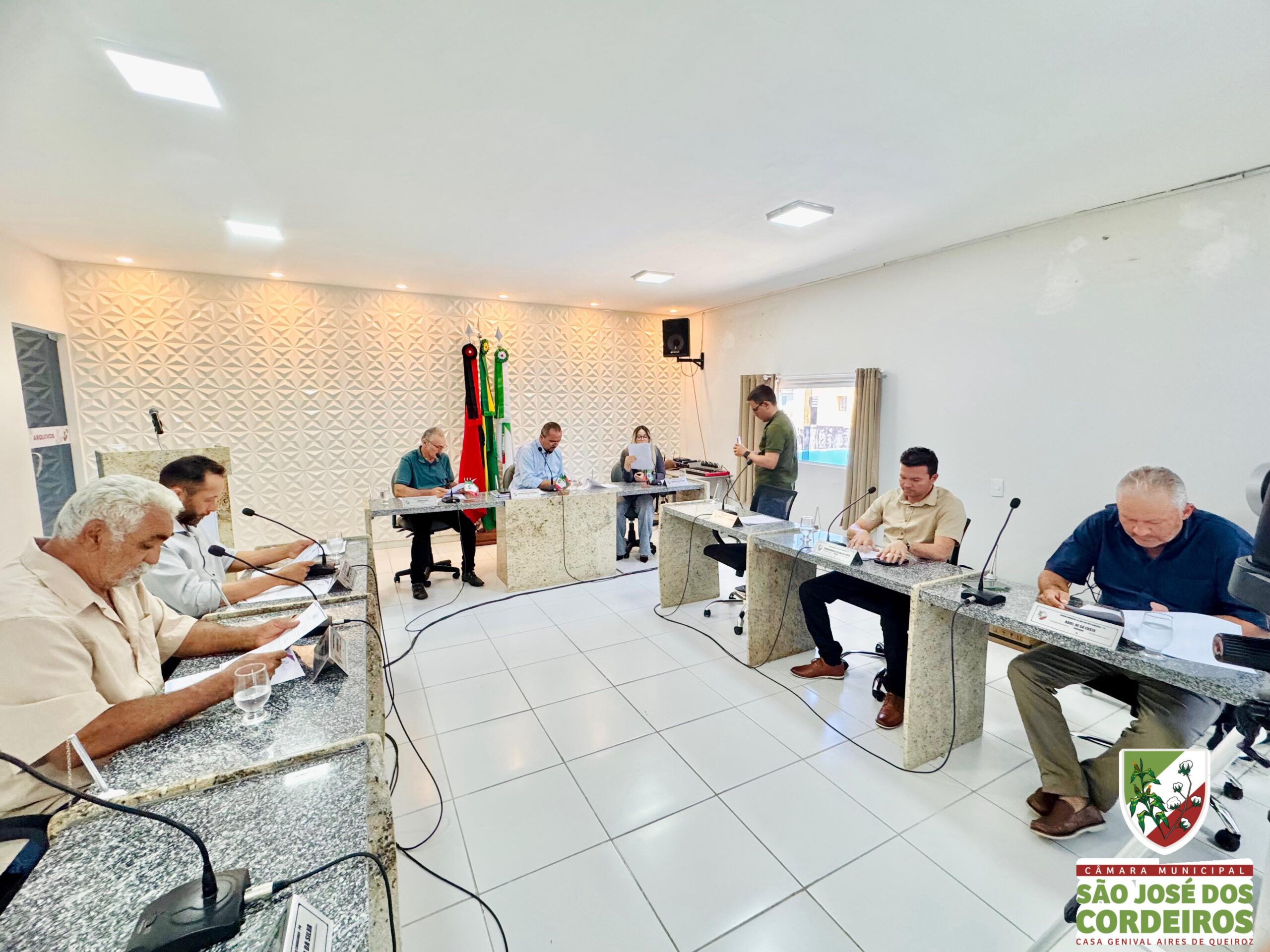 Com aprovações de requerimentos e Projeto do Executivo, Câmara Municipal de São José dos Cordeiros realiza 12ª sessão ordinária do ano