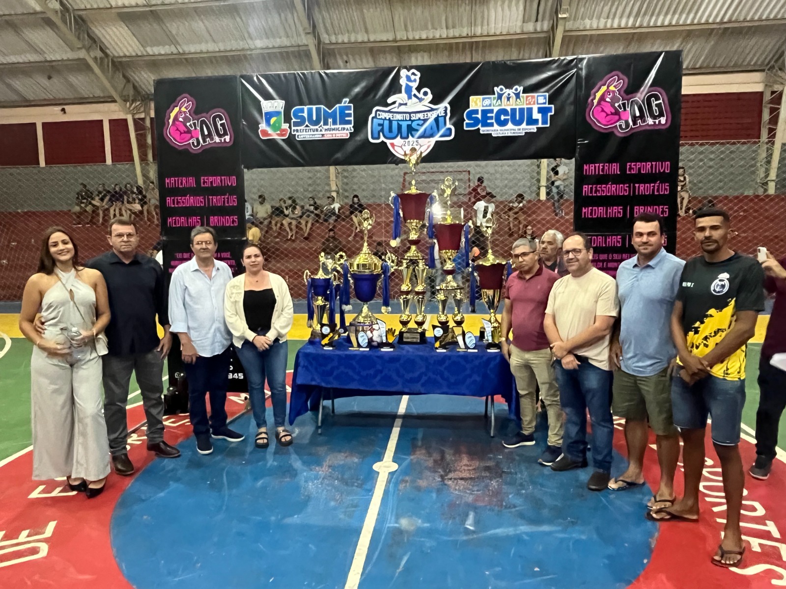 Vereadores prestigiam final do Campeonato Sumeense de Futsal 2025