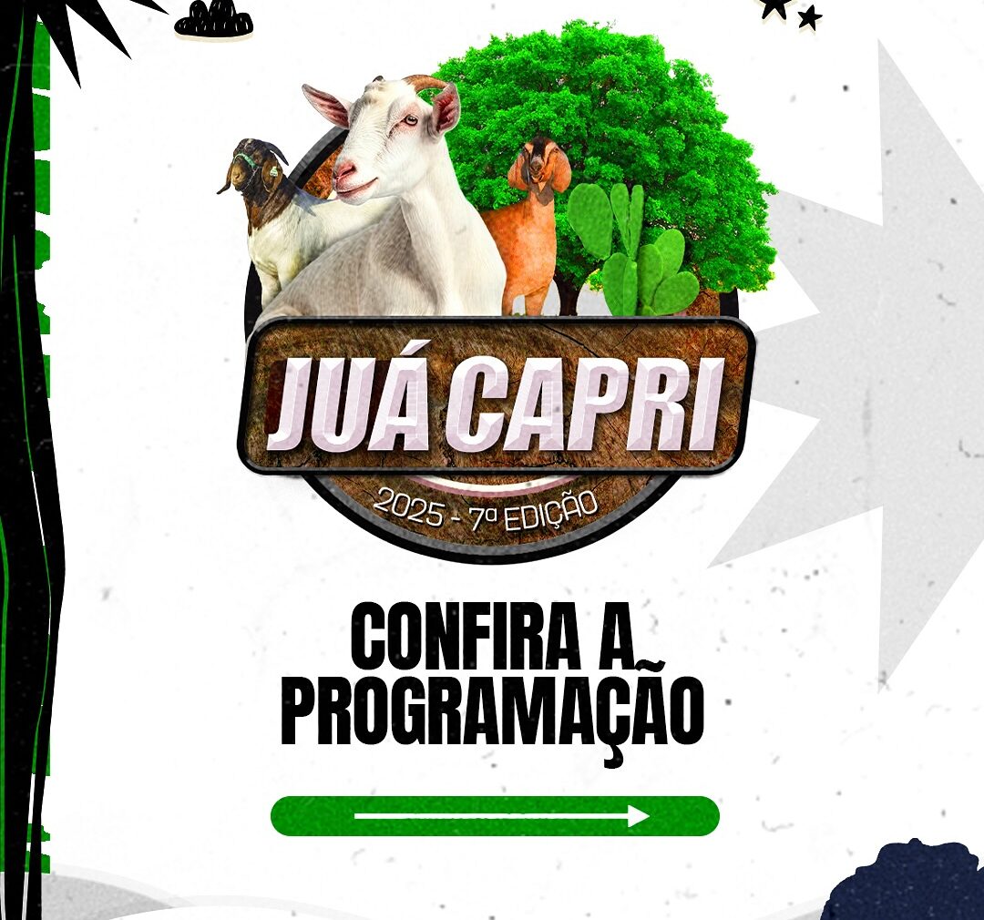 Prefeitura de Juazeirinho divulga programação oficial da 7ª edição do Juá Capri 2025