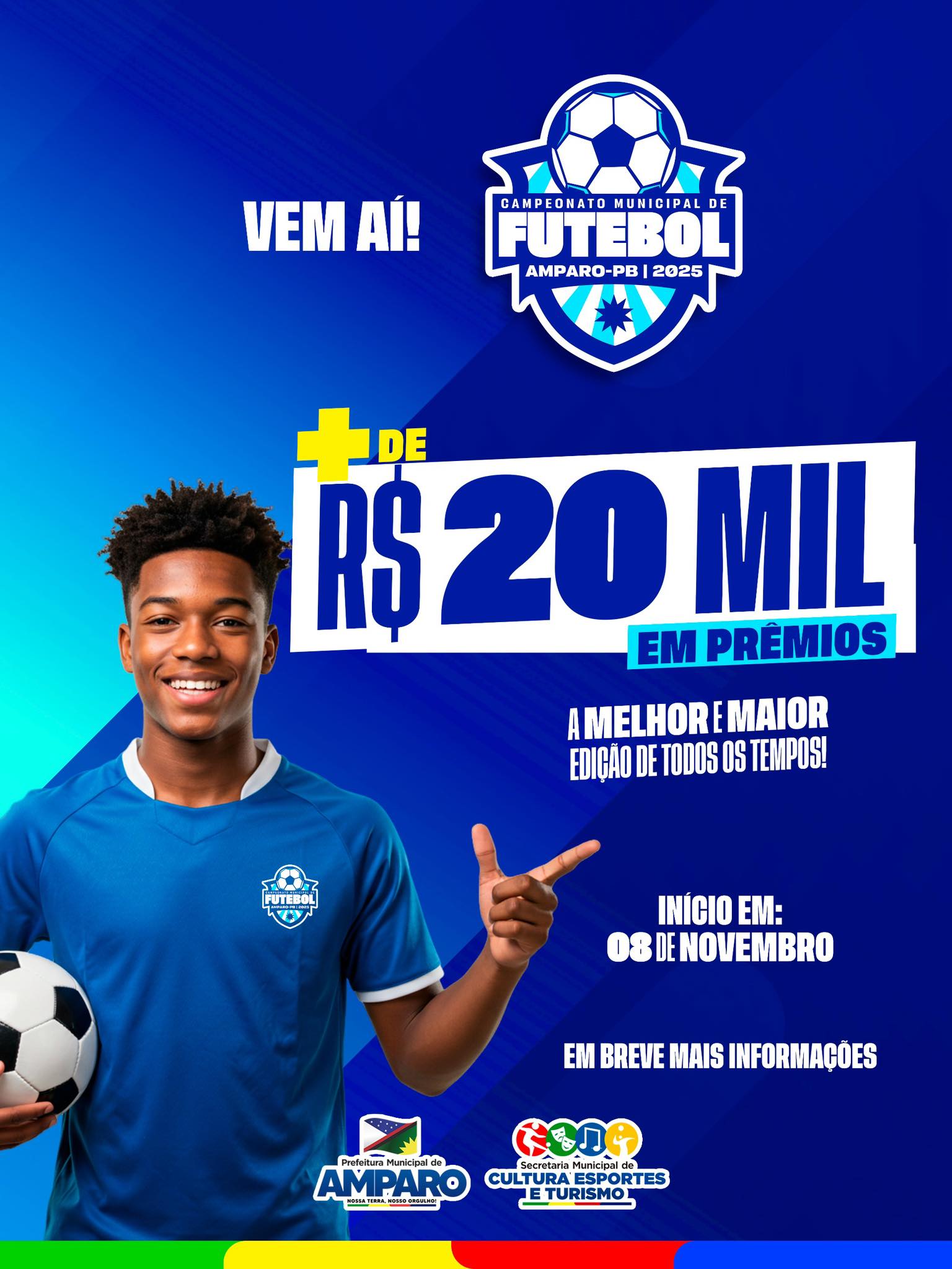 Reunião define detalhes do Campeonato Municipal de Futebol 2025 em Amparo