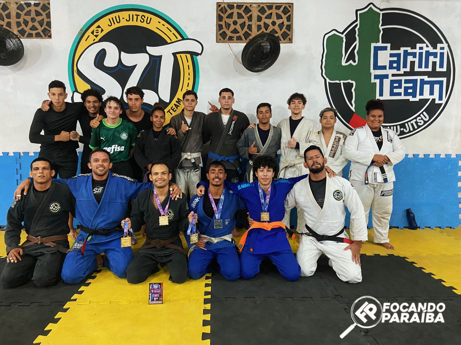 Atletas de Serra Branca conquistam medalhas em campeonato de Jiu-Jitsu em Guarabira
