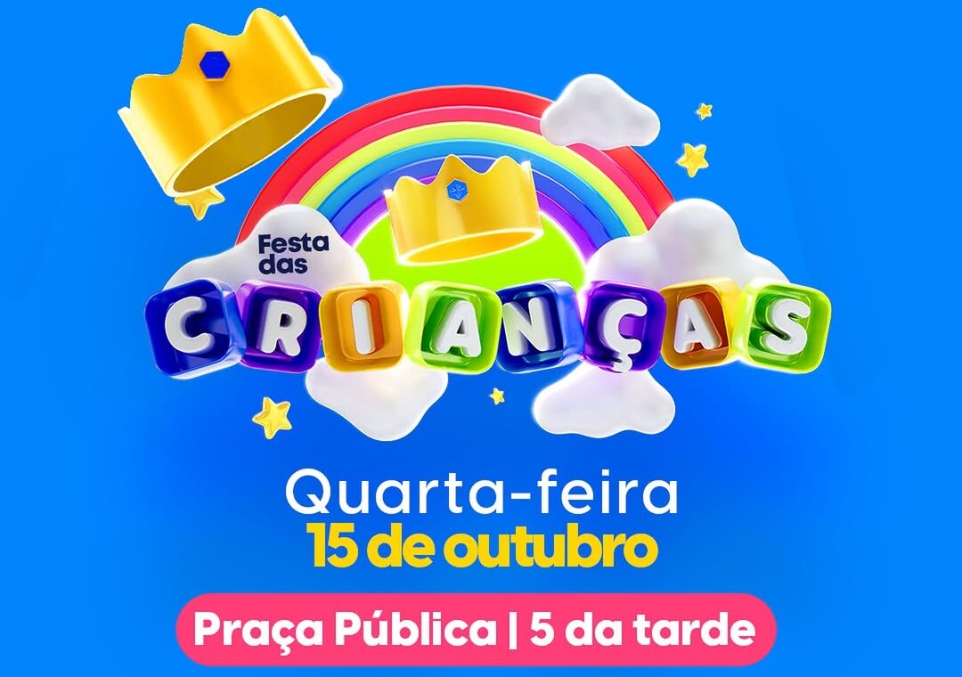 Prefeitura de Parari realizará grande Festa das Crianças no dia 15 de outubro