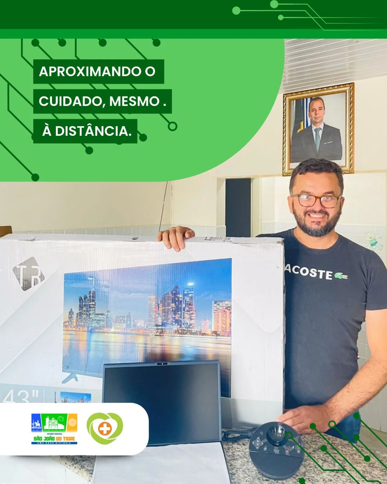 São João do Tigre avança na modernização da saúde com recebimento do 1º Kit de Teleconsultas do PAC