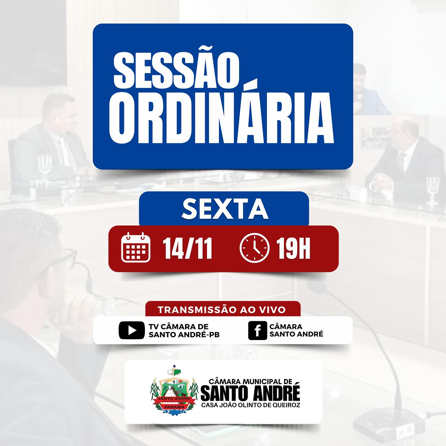 Câmara Municipal de Santo André realiza sessão ordinária nesta sexta-feira (14)