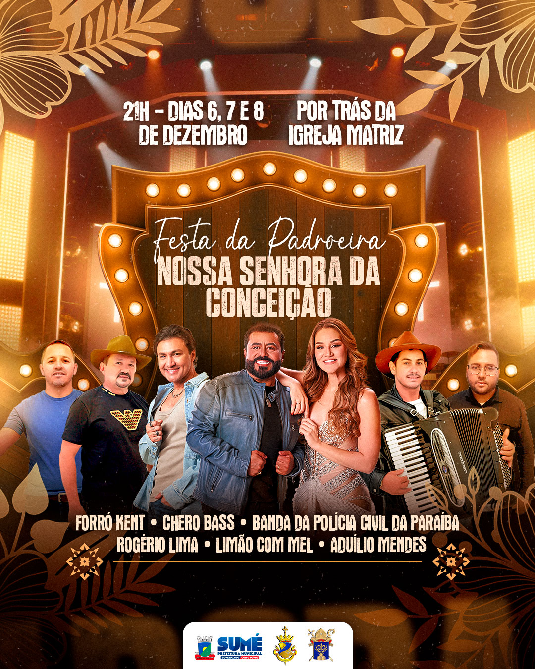 Prefeitura de Sumé apoia festa da Padroeira e reforça compromisso com a cultura e a tradição do município