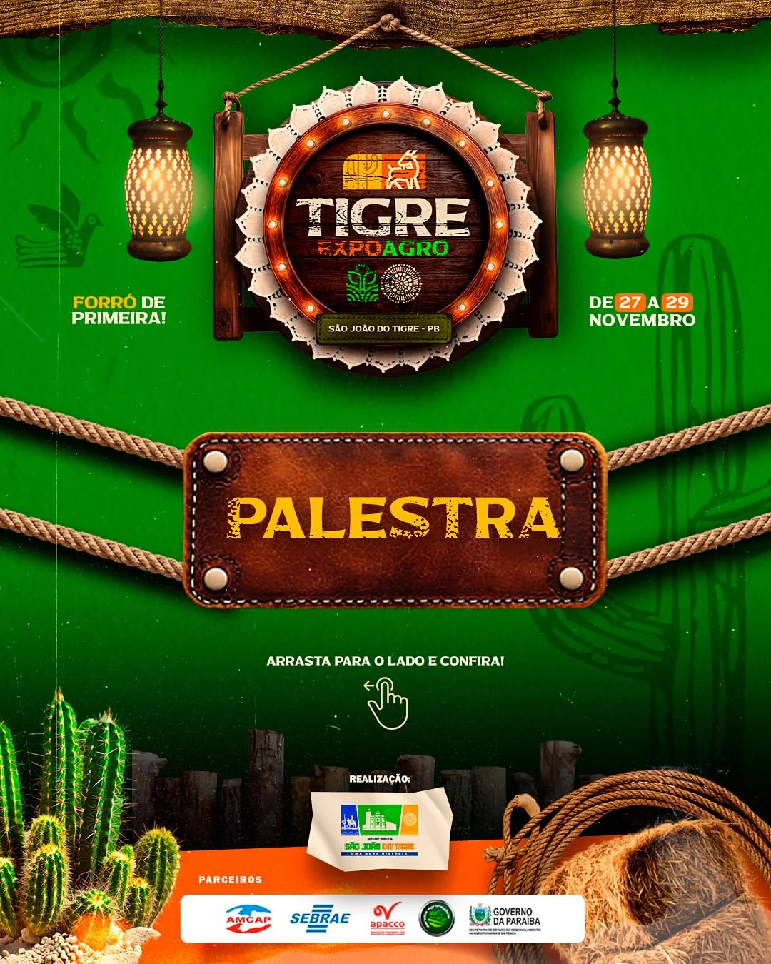 Tigre ExpoAgro 2025 terá programação de palestras com foco em inovação, manejo e fortalecimento da produção rural