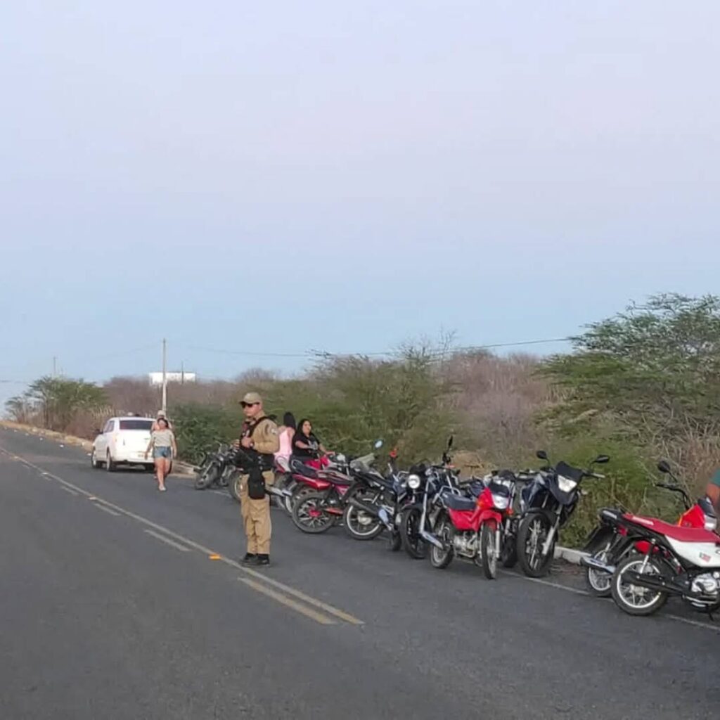 Idosa morre em acidente de moto na PB-196, entre Caraúbas e Congo