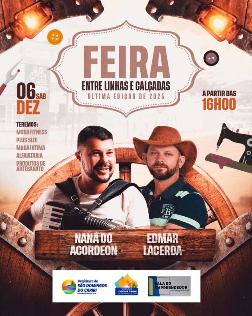 São Domingos do Cariri realiza última edição da Feira Entre Linhas e Calçadas